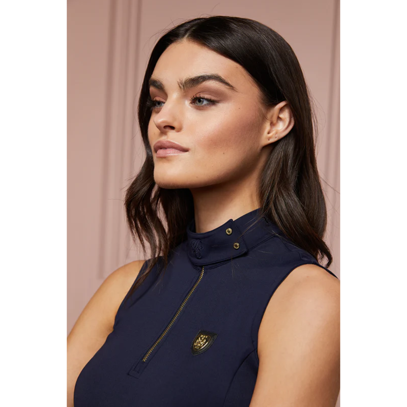 Holland Cooper Elite Sleeveless Base Layer - Ink Navy-4